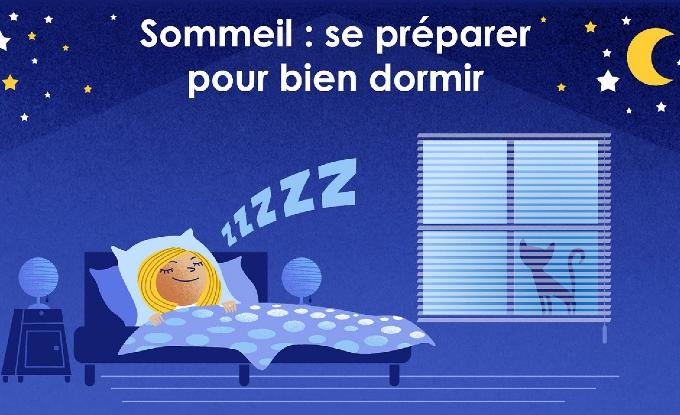 se préparer pour bien dormir